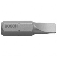 Бита (25 мм; 25 шт) прямой шлиц 0.8Х5.5 XH Bosch 2607001463