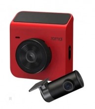 Видеорегистратор 70MAI 70MAI Dash Cam A400 + Rear Cam Set (A400-1),  красный