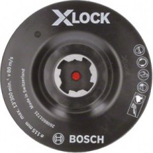 Тарелка опорная X-LOCK на липучке 115 мм Bosch 2608601721