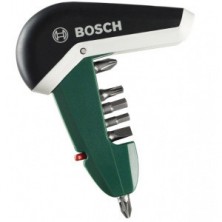 Карманная отвертка с храповиком 6 бит. Bosch 2607017180